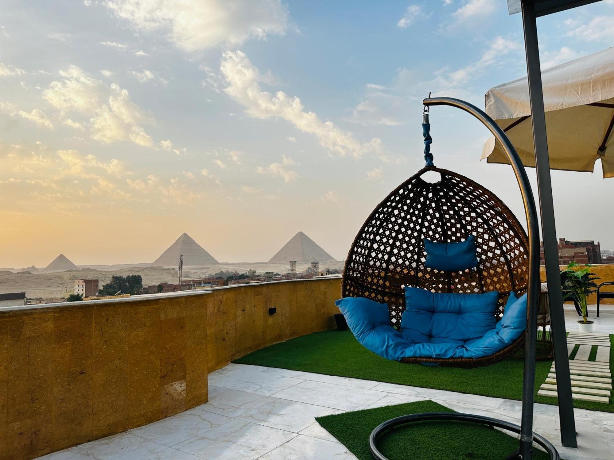 Golden Mask Pyramids Inn Kafrat al Jabal ภายนอก รูปภาพ