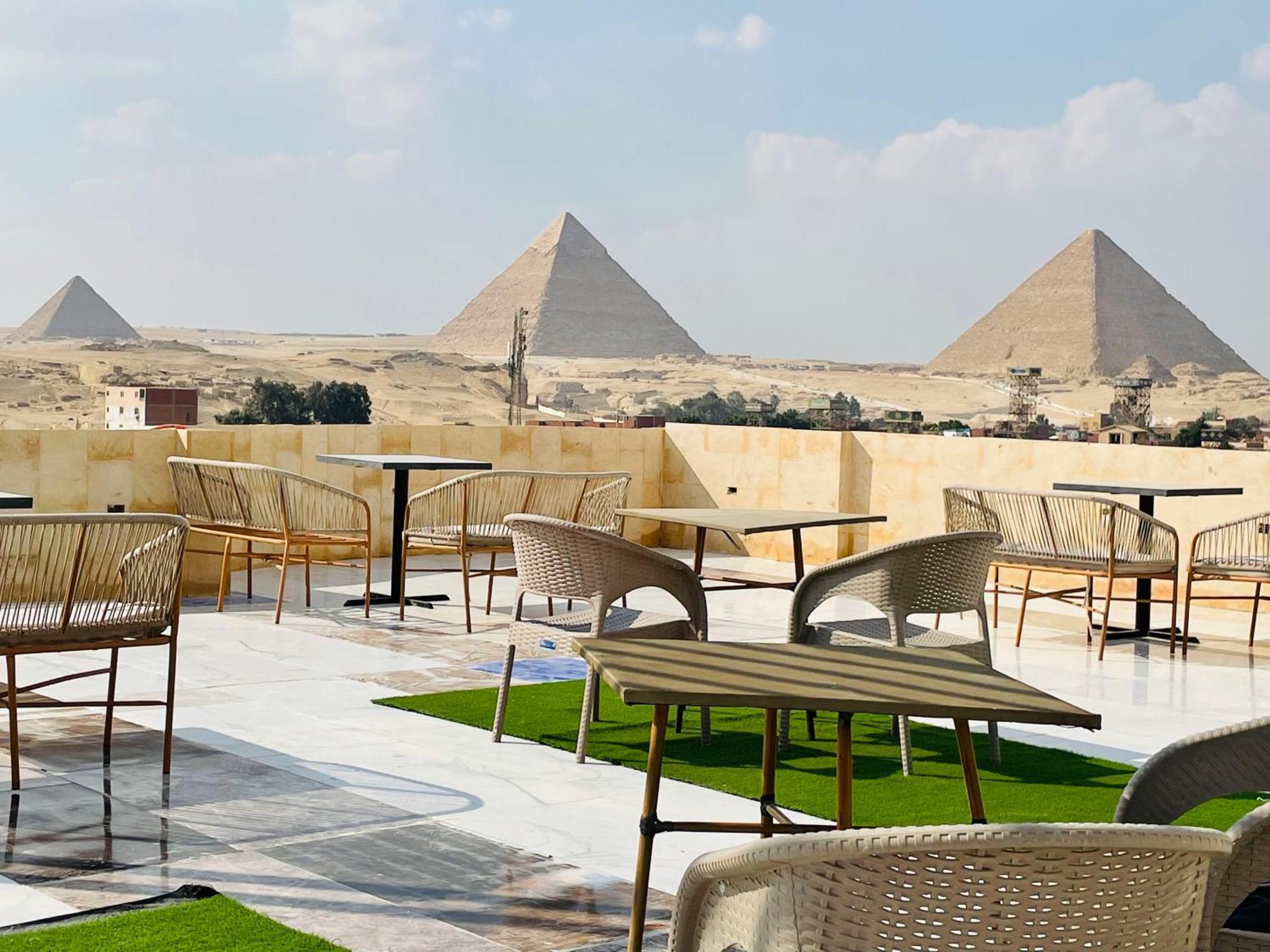 Golden Mask Pyramids Inn Kafrat al Jabal ภายนอก รูปภาพ