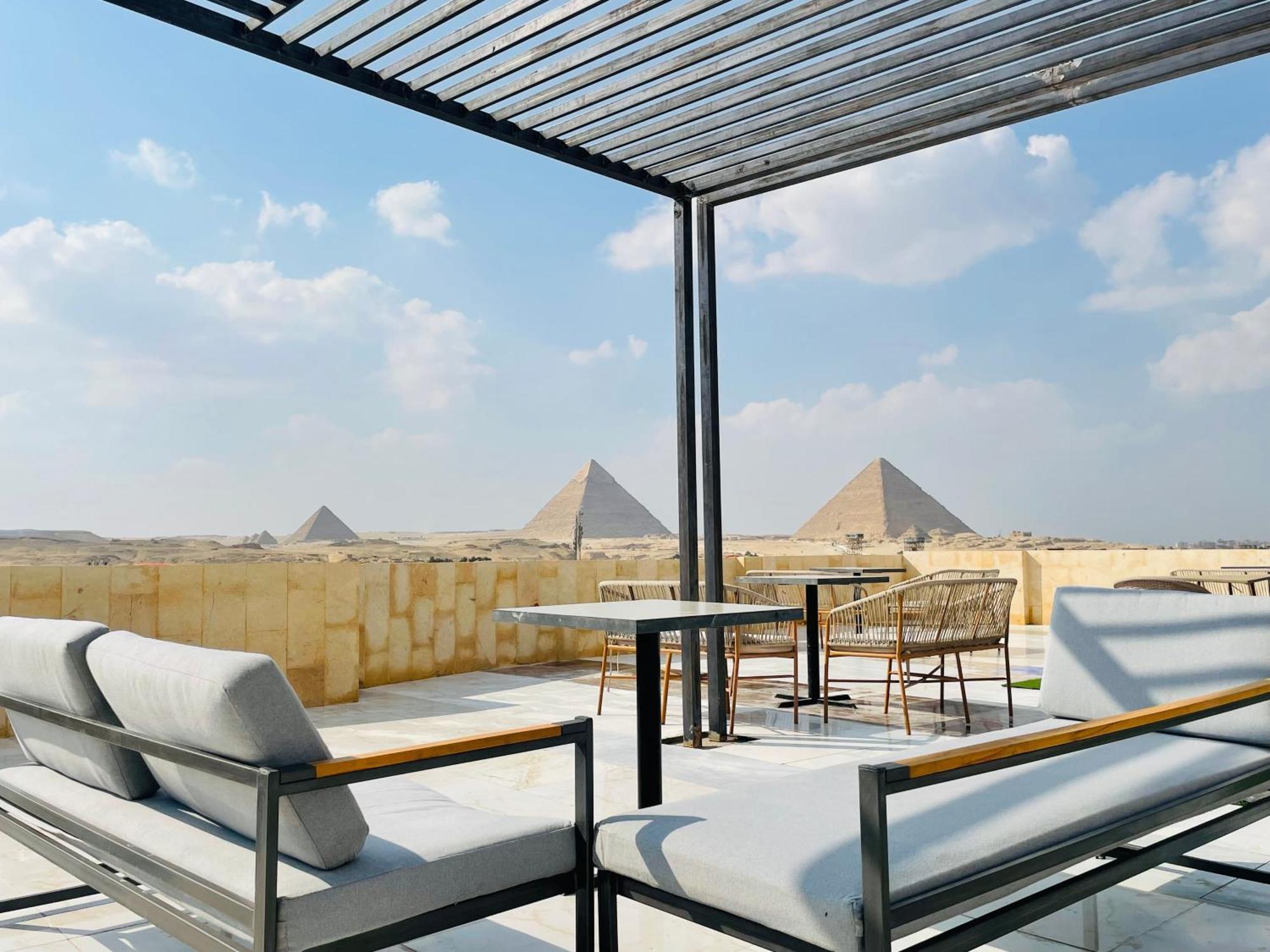 Golden Mask Pyramids Inn Kafrat al Jabal ภายนอก รูปภาพ