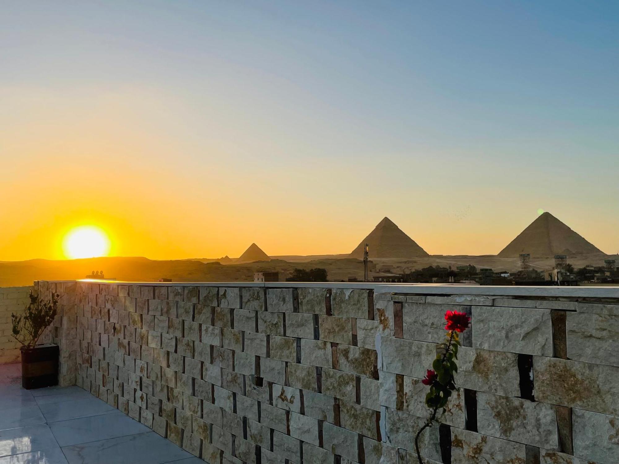 Golden Mask Pyramids Inn Kafrat al Jabal ภายนอก รูปภาพ