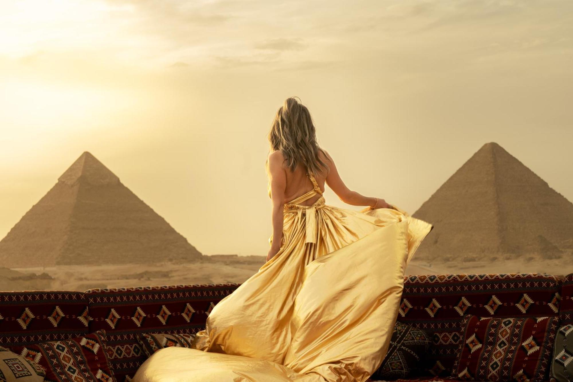 Golden Mask Pyramids Inn Kafrat al Jabal ภายนอก รูปภาพ
